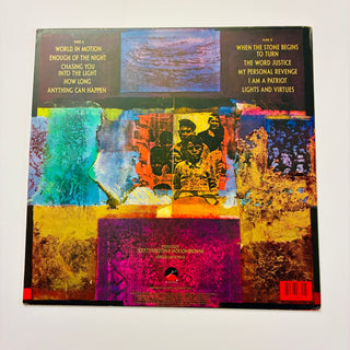 Jackson Browne ‎– World In Motion LP mit OIS (VG+) - schallplattenparadis