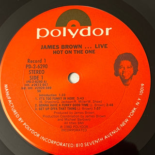 James Brown ‎– ...Live Hot On The One LP (VG+) - schallplattenparadis