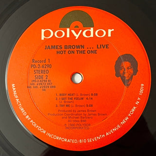 James Brown ‎– ...Live Hot On The One LP (VG+) - schallplattenparadis