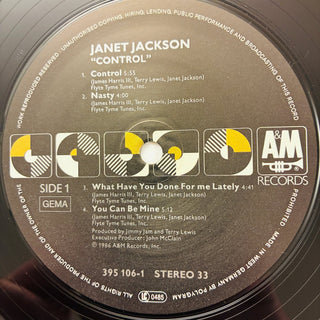Janet Jackson ‎– Control LP mit OIS (NM) - schallplattenparadis