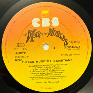 Jeff Wayne ‎– Jeff Wayne's Musical Version Of The War Of The Worlds Doppel LP (NM) - schallplattenparadis
