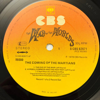 Jeff Wayne ‎– Jeff Wayne's Musical Version Of The War Of The Worlds Doppel LP (NM) - schallplattenparadis