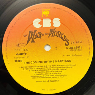 Jeff Wayne ‎– Jeff Wayne's Musical Version Of The War Of The Worlds Doppel LP (NM) - schallplattenparadis