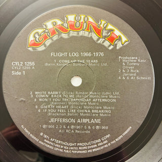 Jefferson Airplane – Flight Log Doppel LP (NM) - schallplattenparadis