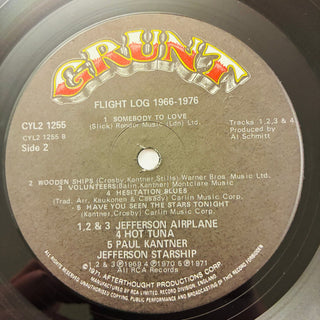 Jefferson Airplane – Flight Log Doppel LP (NM) - schallplattenparadis