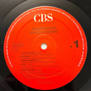 Jennifer Rush – Wings Of Desire LP mit OIS (NM) - schallplattenparadis