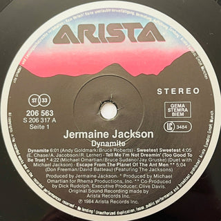 Jermaine Jackson ‎– Dynamite LP mit OIS (NM) - schallplattenparadis