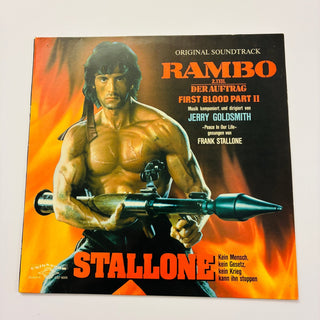 Jerry Goldsmith – Rambo: 2. Teil - Der Auftrag (Original Filmmusik) = Rambo: First Blood Part II (Original Soundtrack) LP (VG+) - schallplattenparadis