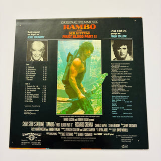 Jerry Goldsmith – Rambo: 2. Teil - Der Auftrag (Original Filmmusik) = Rambo: First Blood Part II (Original Soundtrack) LP (VG+) - schallplattenparadis