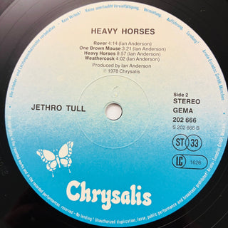 Jethro Tull ‎– Heavy Horses LP (NM) - schallplattenparadis