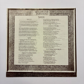 Jethro Tull ‎– Minstrel In The Gallery LP (NM) - schallplattenparadis
