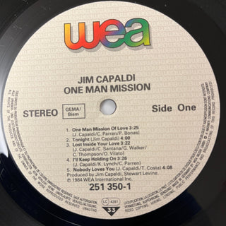 Jim Capaldi ‎– One Man Mission LP mit OIS (NM) - schallplattenparadis