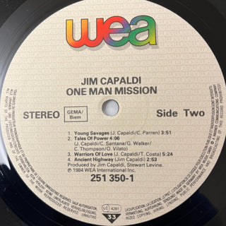 Jim Capaldi ‎– One Man Mission LP mit OIS (NM) - schallplattenparadis