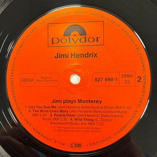Jimi Hendrix ‎– Jimi Plays Monterey LP (NM) - schallplattenparadis