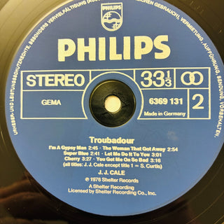 J.J. Cale – Troubadour LP (NM) - schallplattenparadis