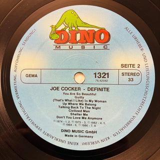Joe Cocker ‎– Definite 1964 - 1986 LP mit OIS (NM) - schallplattenparadis