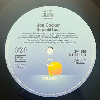 Joe Cocker – Sheffield Steel LP (NM) - schallplattenparadis