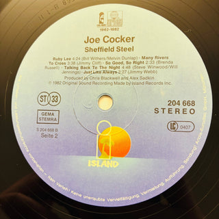 Joe Cocker – Sheffield Steel LP (NM) - schallplattenparadis