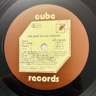 Joe Cocker ‎– The Best Of Joe Cocker LP (NM) - schallplattenparadis