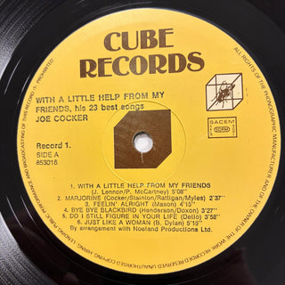 Joe Cocker ‎– With A Little Help From My Friends - His 23 Best Songs Doppel LP (NM) - schallplattenparadis