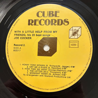 Joe Cocker ‎– With A Little Help From My Friends - His 23 Best Songs Doppel LP (NM) - schallplattenparadis