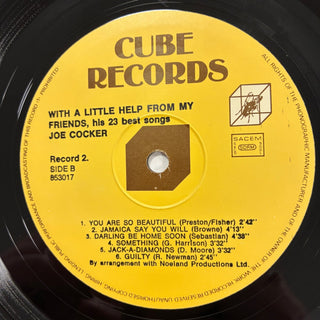 Joe Cocker ‎– With A Little Help From My Friends - His 23 Best Songs Doppel LP (NM) - schallplattenparadis
