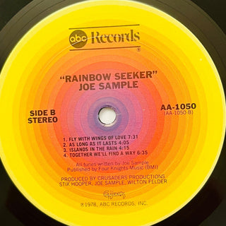 Joe Sample ‎– Rainbow Seeker LP (VG+) - schallplattenparadis