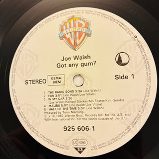 Joe Walsh ‎– Got Any Gum? LP mit OIS (NM) - schallplattenparadis