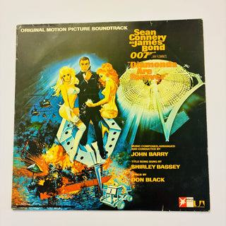 John Barry ‎– Diamonds Are Forever (Original Motion Picture Soundtrack) LP (VG+) - schallplattenparadis