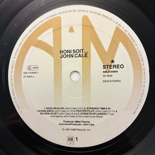 John Cale – Honi Soit LP mit OIS (VG+) - schallplattenparadis