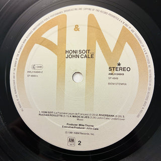 John Cale – Honi Soit LP mit OIS (VG+) - schallplattenparadis