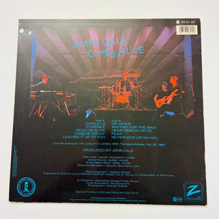 John Cale – John Cale Comes Alive LP (VG+) - schallplattenparadis