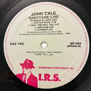 John Cale – Sabotage/Live LP mit OIS (NM) - schallplattenparadis