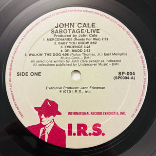 John Cale – Sabotage/Live LP mit OIS (NM) - schallplattenparadis