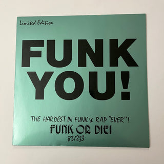 John Davis & Too Much / Superfly ‎– Funk You! Vol. 3 LP - Clear Vinyl (NM) - schallplattenparadis