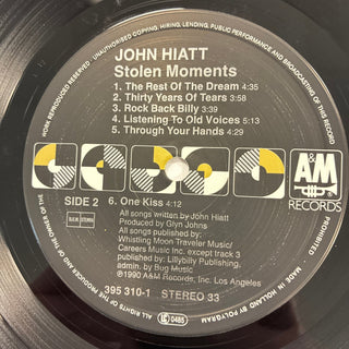 John Hiatt ‎– Stolen Moments LP mit OIS (NM) - schallplattenparadis