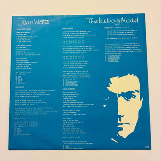John Watts ‎– The Iceberg Model LP mit OIS (VG+) - schallplattenparadis