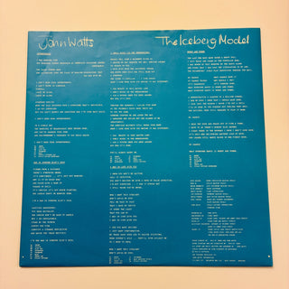 John Watts ‎– The Iceberg Model LP mit OIS (VG+) - schallplattenparadis