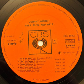 Johnny Winter – Still Alive And Well LP (VG+) - schallplattenparadis
