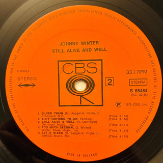 Johnny Winter – Still Alive And Well LP (VG+) - schallplattenparadis