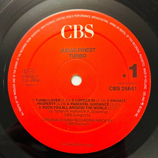 Judas Priest ‎– Turbo LP mit OIS (NM) - schallplattenparadis