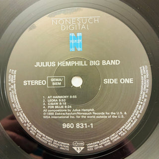 Julius Hemphill Big Band – Julius Hemphill Big Band LP (NM) - schallplattenparadis