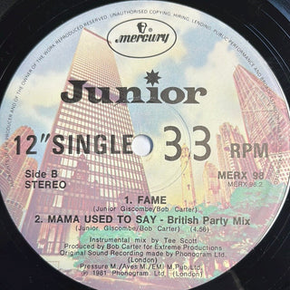 Junior ‎– Mama Used To Say (American Remix) Maxi-Single (NM) - schallplattenparadis