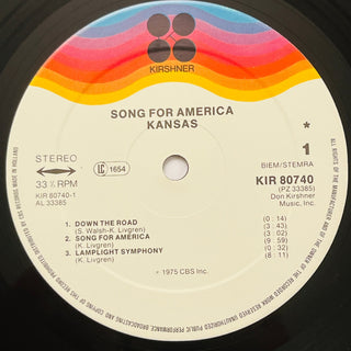 Kansas ‎– Song For America LP mit OIS (NM) - schallplattenparadis