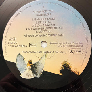 Kate Bush – Never For Ever LP (NM) - schallplattenparadis