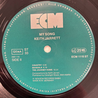 Keith Jarrett ‎– My Song LP (NM) - schallplattenparadis