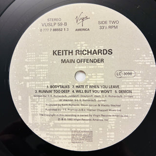 Keith Richards ‎– Main Offender LP mit OIS (NM) - schallplattenparadis