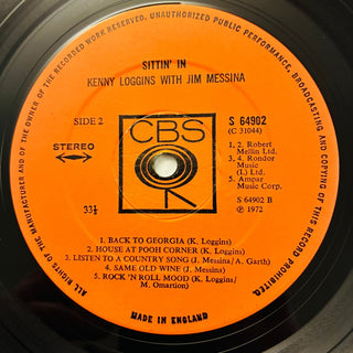 Kenny Loggins With Jim Messina – Sittin' In LP (NM) - schallplattenparadis
