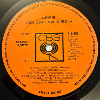 Kenny Loggins With Jim Messina – Sittin' In LP (NM) - schallplattenparadis