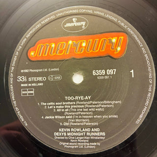 Kevin Rowland & Dexys Midnight Runners ‎– Too - Rye - Ay LP mit OIS (NM) - schallplattenparadis